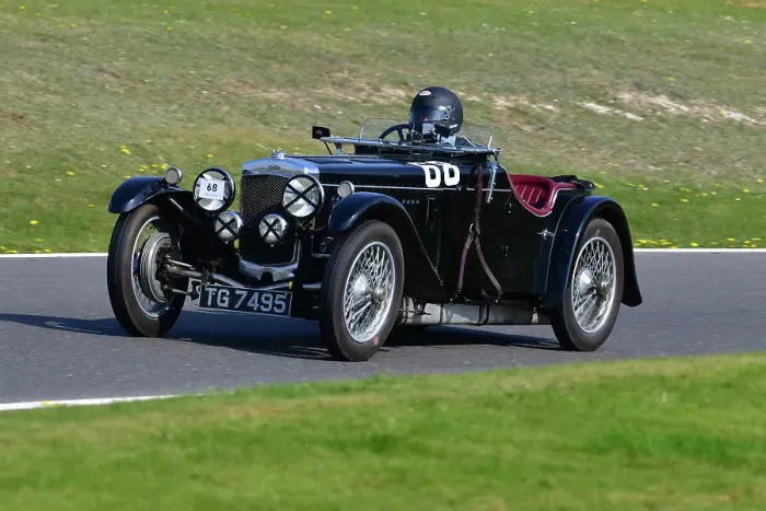 Framed Print : CJ10 8055 Ian Bingham, Frazer Nash TT replica Framed Print : CJ10 8055 Ian Bingham, Frazer Nash TT replica