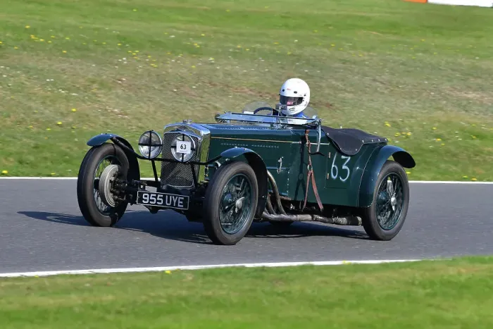 Framed Print : CJ10 8063 Jim Bayliss, Frazer Nash TT replica