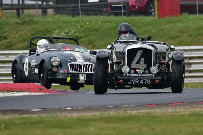 Framed Print : CJ10 8393 Vernon Moore, Bentley MK6 Special, Marwan Andon, MG A Framed Print : CJ10 8393 Vernon Moore, Bentley MK6 Special, Marwan Andon, MG A
