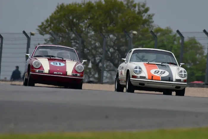 Framed Print : CJ10 9471 James Thorpe, Sean McInerney, Phil Quaife, Porsche 911, David Clark, Ben Cussons, Porsche 911