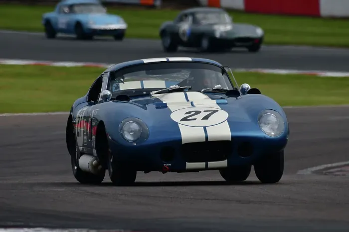 Framed Print : CJ10 9797 Roy Alderslade, Andrew Jordan, Shelby Daytona Cobra Coupe