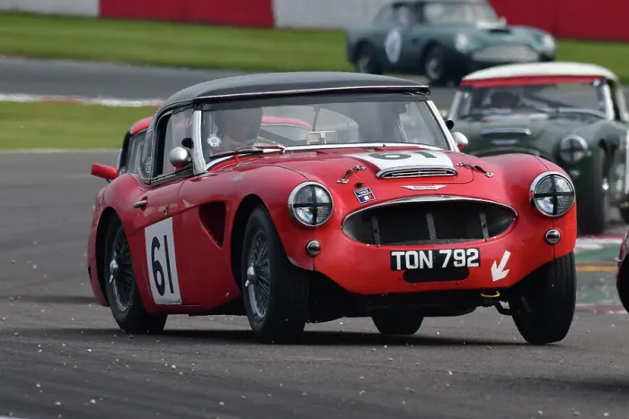 Framed Print : CJ10 9832 Jeremy Welch, Doug Muirhead, Austin Healey 3000