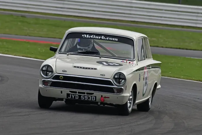 Framed Print : CJ11 0178 John McGurk, Ford Lotus Cortina Framed Print : CJ11 0178 John McGurk, Ford Lotus Cortina
