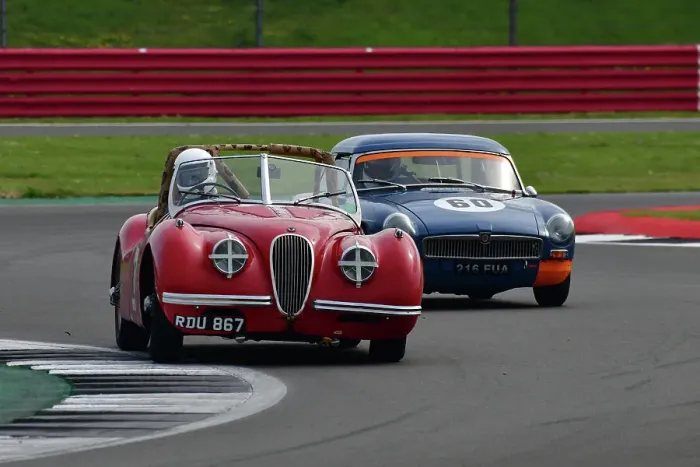 Framed Print : CJ11 0191 Geoff Ottley, Jaguar XK120, Chris Thompson, MG B Framed Print : CJ11 0191 Geoff Ottley, Jaguar XK120, Chris Thompson, MG B