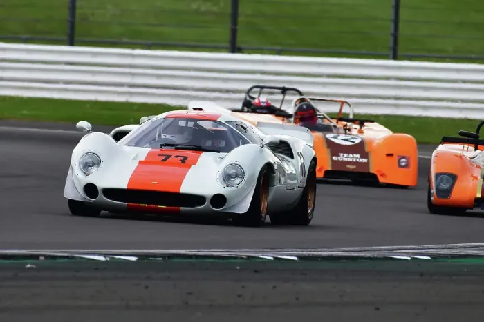 Framed Print : CJ11 0334 Nick Sleep, Lola T70 MK3, Jamie Thwaites, Chevron B19 Framed Print : CJ11 0334 Nick Sleep, Lola T70 MK3, Jamie Thwaites, Chevron B19