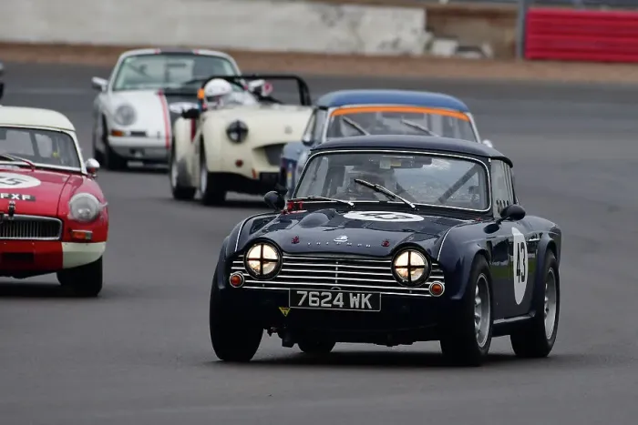 Framed Print : CJ11 0965 Alex Hurst, Triumph TR4 Framed Print : CJ11 0965 Alex Hurst, Triumph TR4