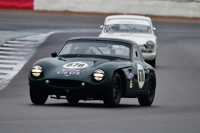 Framed Print : CJ11 1055 Martin Stowe, TVR Grantura Mk3 Framed Print : CJ11 1055 Martin Stowe, TVR Grantura Mk3