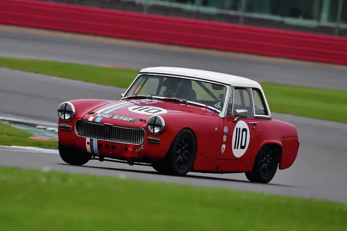 Framed Print : CJ11 1081 Mark Soley, MG Midget