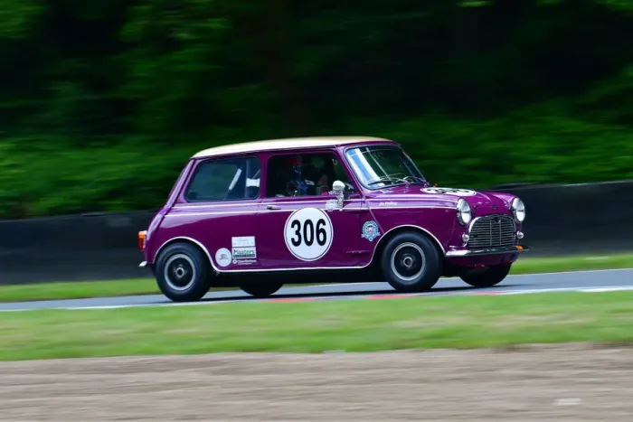 Framed Print : CJ11 1503 Jo Polley, Austin Mini Cooper S
