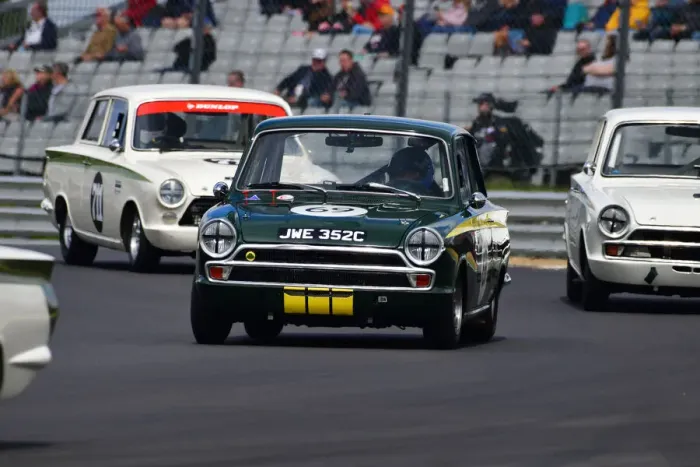 Framed Print : CJ11 2054 Danny Stanzl, Ford Lotus Cortina Framed Print : CJ11 2054 Danny Stanzl, Ford Lotus Cortina