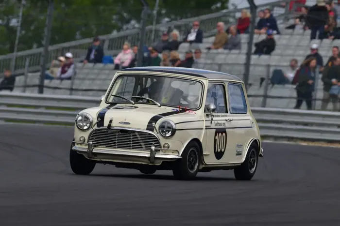 Framed Print : CJ11 2118 Ollie Streek, Austin Mini Cooper S