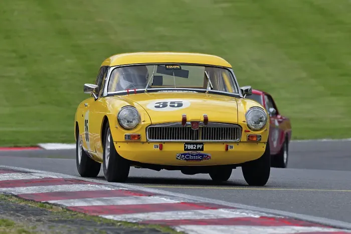 Framed Print : CJ11 2547 Tim Greenhill, MG B FIA Framed Print : CJ11 2547 Tim Greenhill, MG B FIA