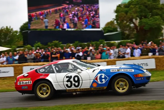 Rights Managed : CJ11 3401 Derek Bell, Ferrari 365 GTB-4 Daytona Rights Managed : CJ11 3401 Derek Bell, Ferrari 365 GTB-4 Daytona