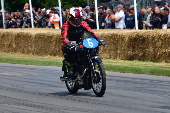 Rights Managed : CJ11 3920 Seb Perez, Velocette KTT Rights Managed : CJ11 3920 Seb Perez, Velocette KTT