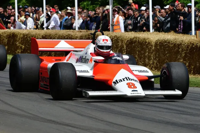 Rights Managed : CJ11 3944 Mark Higson, McLaren Cosworth MP4-1 Rights Managed : CJ11 3944 Mark Higson, McLaren Cosworth MP4-1