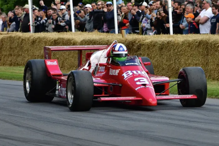Rights Managed : CJ11 3952 Dario Franchitti, March-Cosworth 86C Rights Managed : CJ11 3952 Dario Franchitti, March-Cosworth 86C