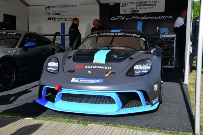 Rights Managed : CJ11 4477 Porsche 718 Cayman GT4 ePerformance Rights Managed : CJ11 4477 Porsche 718 Cayman GT4 ePerformance