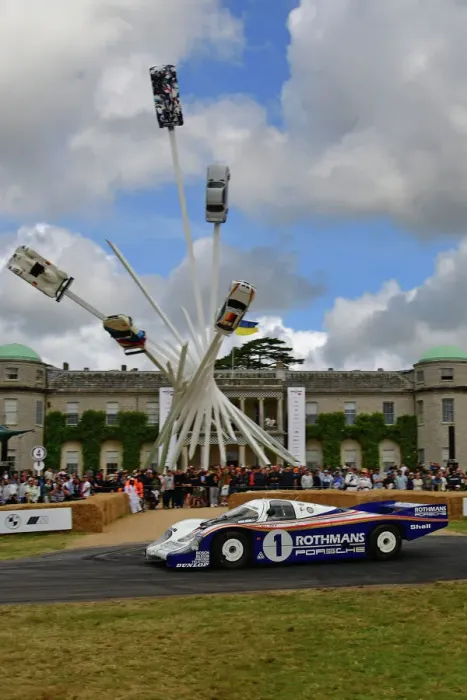 Rights Managed : CJ11 4805 Derek Bell, Porsche 956 Rights Managed : CJ11 4805 Derek Bell, Porsche 956