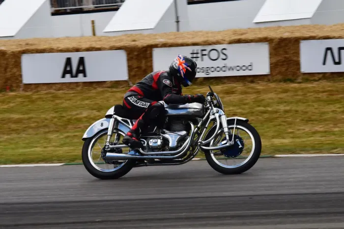 Rights Managed : CJ11 5011 Alan Cathcart, BSA Alloy Earles