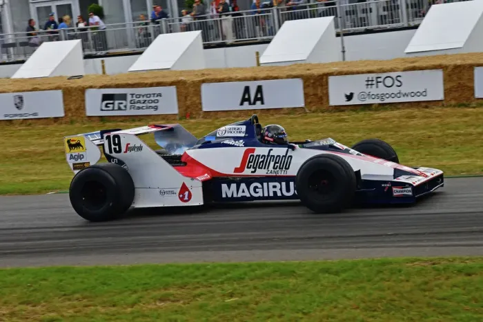 Rights Managed : CJ11 5036 Tim Whitworth, Toleman-Hart TG183B Rights Managed : CJ11 5036 Tim Whitworth, Toleman-Hart TG183B