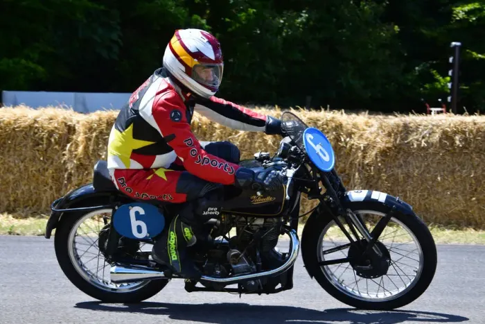 Rights Managed : CJ11 5222 Seb Perez, Velocette KTT Rights Managed : CJ11 5222 Seb Perez, Velocette KTT