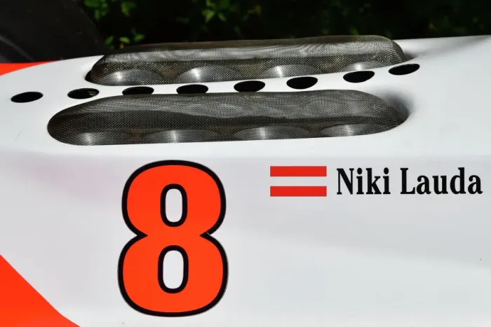Rights Managed : CJ11 5291 Mark Higson, McLaren Cosworth MP4-1