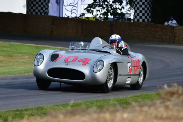 Rights Managed : CJ11 5392 Jochen Mass, Mercedes-Benz 300 SLR Rights Managed : CJ11 5392 Jochen Mass, Mercedes-Benz 300 SLR