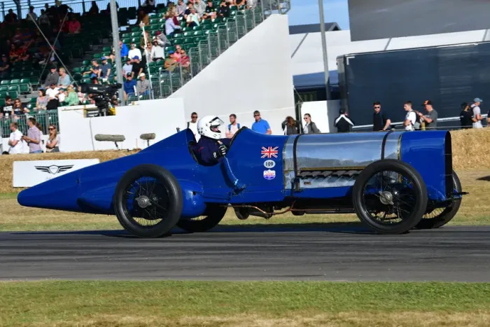 Rights Managed : CJ11 5474 Doug Hill, Ian Stanfield, Sunbeam 350hp Rights Managed : CJ11 5474 Doug Hill, Ian Stanfield, Sunbeam 350hp