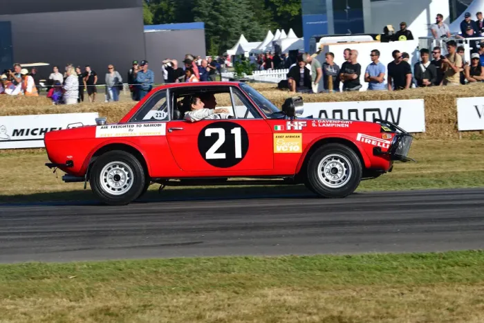 Rights Managed : CJ11 5490 Monica Macaluso, Lancia Fulvia HF Rights Managed : CJ11 5490 Monica Macaluso, Lancia Fulvia HF