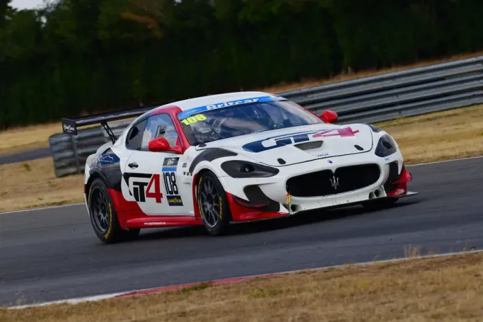 Framed Print : CJ11 6727 Vance Kearney, Richard Dougal, Maserati GT4