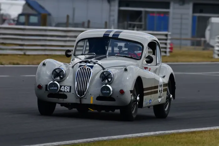 Framed Print : CJ11 6769 Marc Gordon, Jaguar XK140