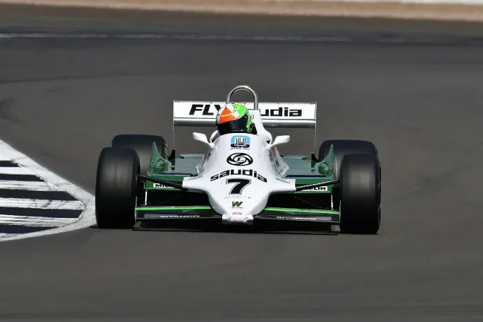 Framed Print : CJ11 8592 Mike Cantillon, Williams FW07 Framed Print : CJ11 8592 Mike Cantillon, Williams FW07