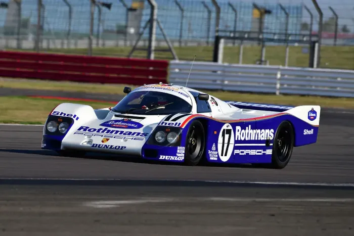 Framed Print : CJ11 9346 Sir Derek Bell, Porsche 962-008 Framed Print : CJ11 9346 Sir Derek Bell, Porsche 962-008
