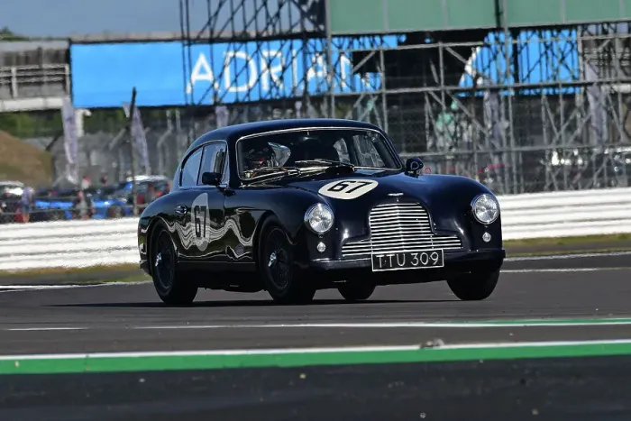 Framed Print : CJ11 9579 Neil Armstrong, Aston Martin DB 2-4 Mk1