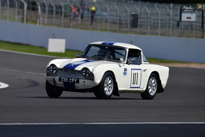 Framed Print : CJ11 9931 Ben Cussons, Andrew Hall, Triumph TR4 Framed Print : CJ11 9931 Ben Cussons, Andrew Hall, Triumph TR4