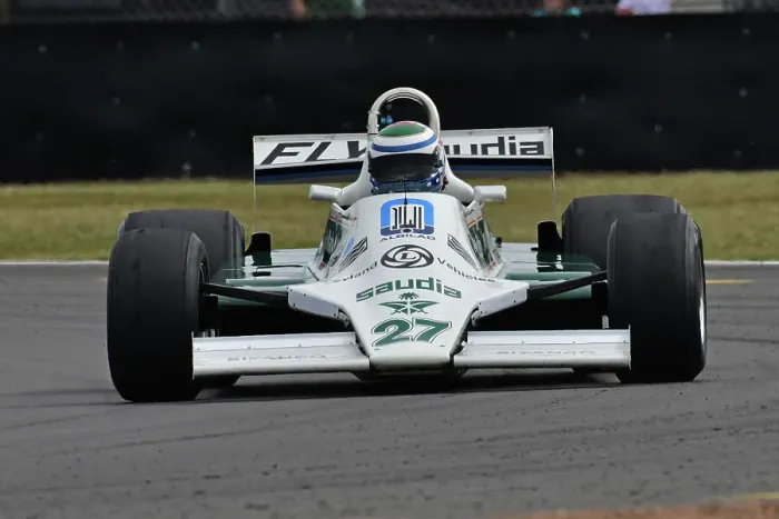 Framed Print : CJ11 9996 Mark Hazell, Williams FW07B