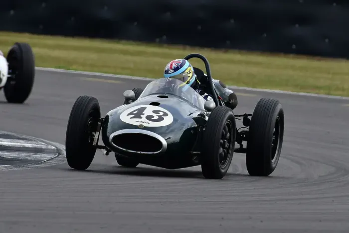 Framed Print : CJ12 0163 Eddie Williams, Cooper T43 Framed Print : CJ12 0163 Eddie Williams, Cooper T43
