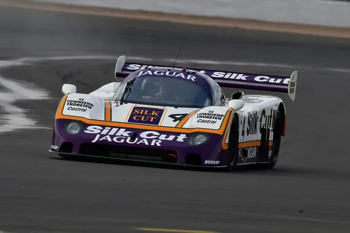 Framed Print : CJ12 0570 Alex Brundle, Jaguar XJR8