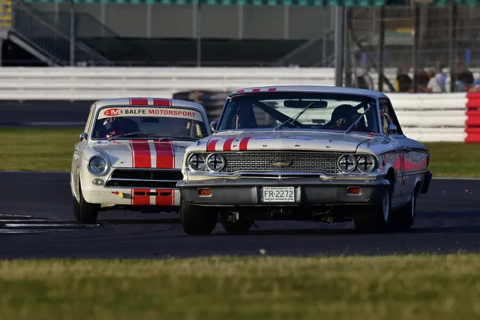Framed Print : CJ12 0717 Fred Shepherd, Bill Shepherd, Ford Galaxie, Shaun Balfe, Ford Lotus Cortina