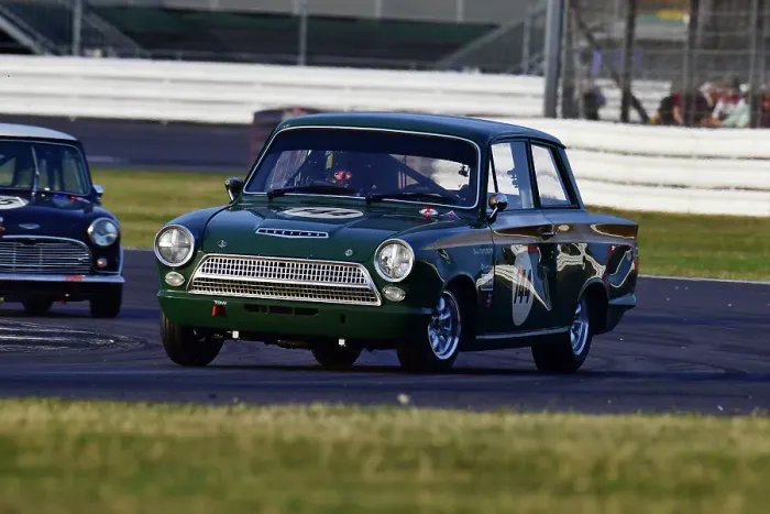Framed Print : CJ12 0746 David Dickenson, Ford Lotus Cortina Framed Print : CJ12 0746 David Dickenson, Ford Lotus Cortina