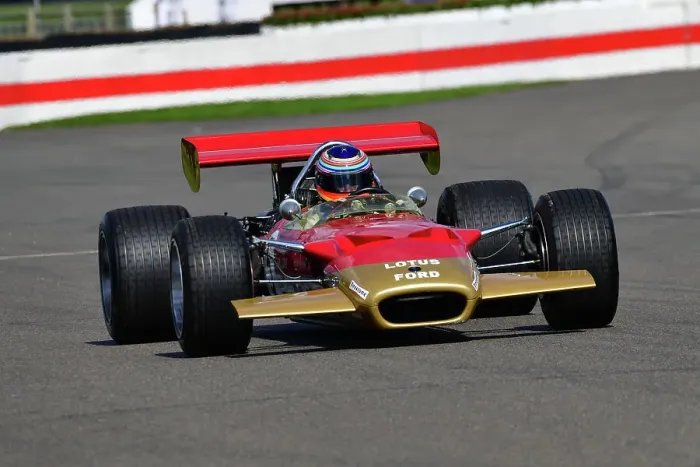 Rights Managed : CJ12 1207 Adrian Newey, Lotus-Cosworth 49 Rights Managed : CJ12 1207 Adrian Newey, Lotus-Cosworth 49