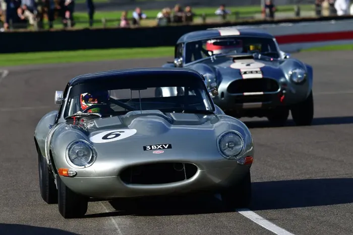 Rights Managed : CJ12 1502 Joaquin Folch-Rusinol, Pedro de la Rosa, Jaguar E-Type Rights Managed : CJ12 1502 Joaquin Folch-Rusinol, Pedro de la Rosa, Jaguar E-Type