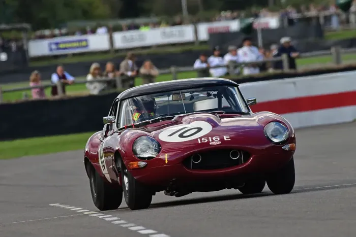 Rights Managed : CJ12 1533 Mark Donnor, Stoffel Vandoorne, Jaguar E-Type