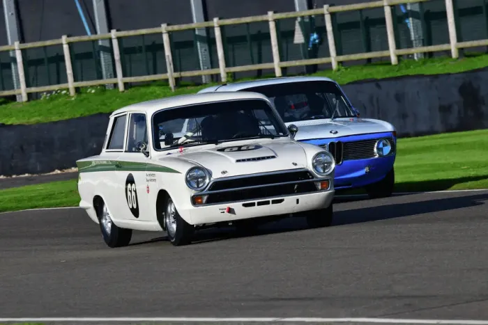 Rights Managed : CJ12 1620 Stoffel Vandoorne, Niall McFadden, Ford Lotus Cortina Rights Managed : CJ12 1620 Stoffel Vandoorne, Niall McFadden, Ford Lotus Cortina