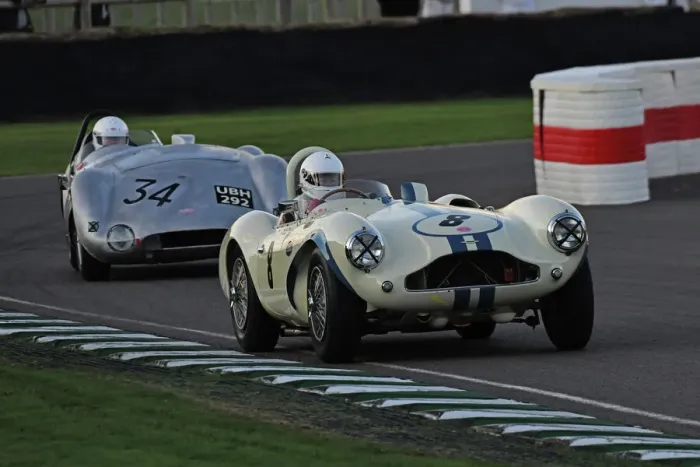 Rights Managed : CJ12 1775 Arlette Muller, Christian Hofliger, Aston Martin DB3S Rights Managed : CJ12 1775 Arlette Muller, Christian Hofliger, Aston Martin DB3S