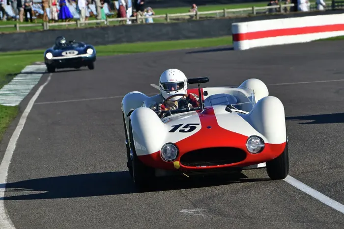 Rights Managed : CJ12 1799 Josef Otto Rettenmaier, Maserati Tipo 61, Birdcage Rights Managed : CJ12 1799 Josef Otto Rettenmaier, Maserati Tipo 61, Birdcage