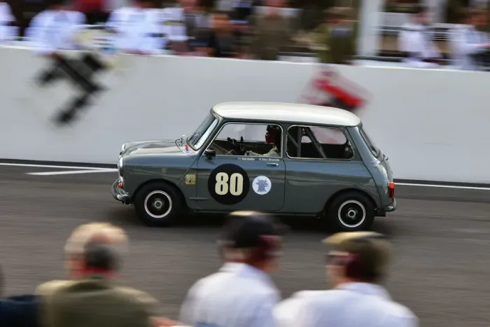 Rights Managed : CJ12 2345 Alex Brundle, Bill Sollis, Morris Mini Cooper S Rights Managed : CJ12 2345 Alex Brundle, Bill Sollis, Morris Mini Cooper S