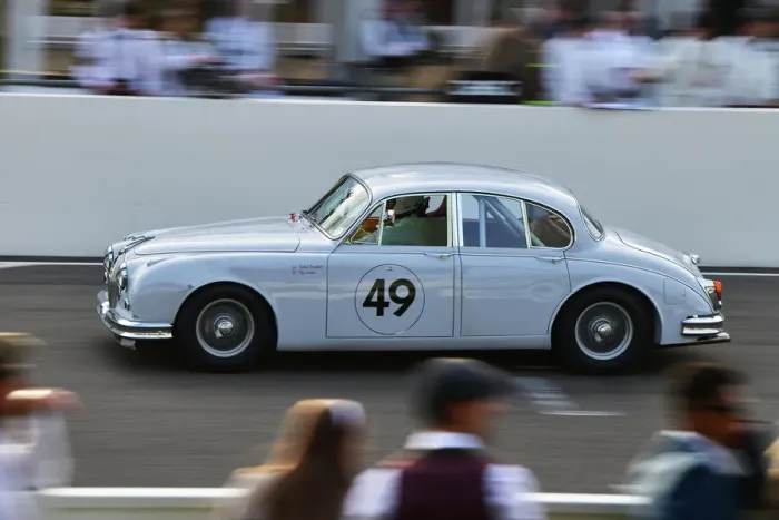 Rights Managed : CJ12 2379 Tony Jardine, Richard Butterfield, Jaguar Mk2 Rights Managed : CJ12 2379 Tony Jardine, Richard Butterfield, Jaguar Mk2