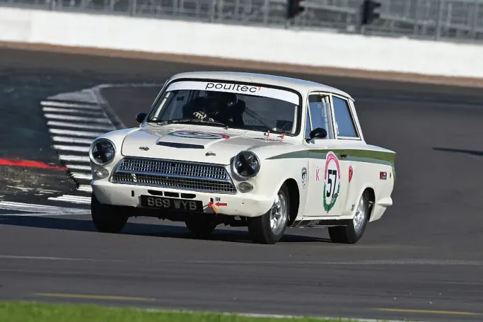 Framed Print : CJ12 2858 David Hall, Ford Lotus Cortina Framed Print : CJ12 2858 David Hall, Ford Lotus Cortina