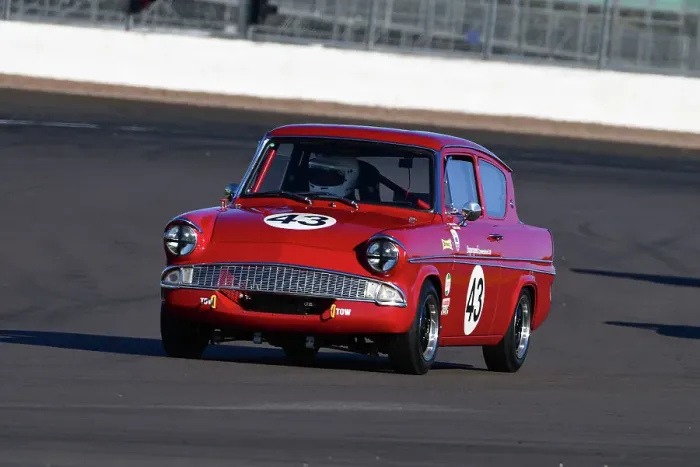 Framed Print : CJ12 2866 Eric Walker, Ford Anglia Framed Print : CJ12 2866 Eric Walker, Ford Anglia